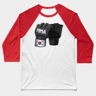 Mixed Martial Arts - Korean Pride Baseball T-Shirt